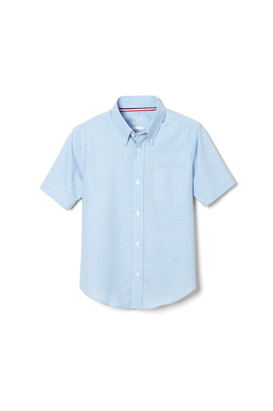 iPrep Academy Boys Short Sleeve Oxford Shirt