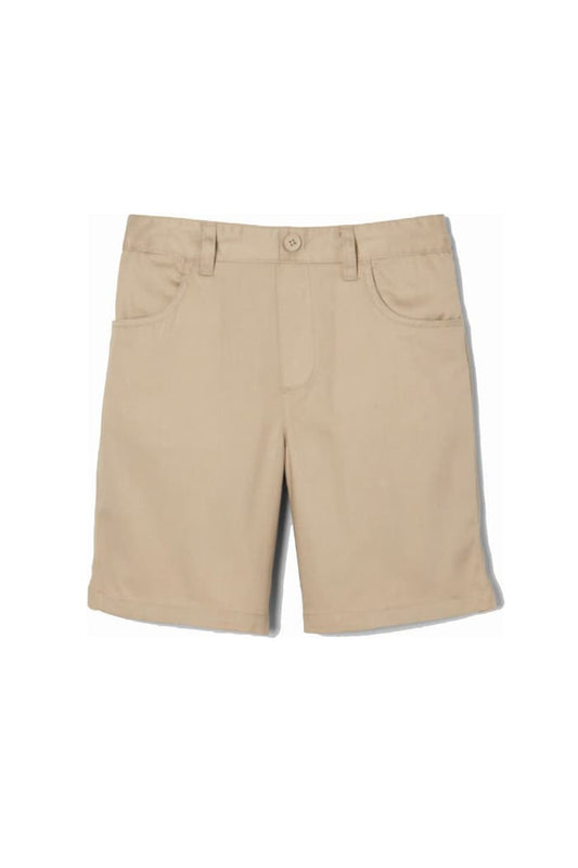 iPrep Academy Girls Khaki Twill Shorts(Pull on)