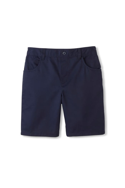 iPrep Academy Girls Navy Twill Shorts(Pull on)