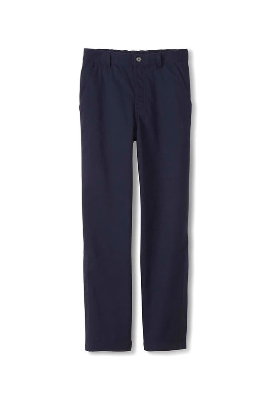 iPrep Academy Navy Boys’ Pull-On Relaxed Fit Stretch Twill Pant